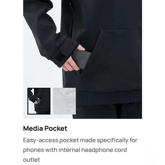 DOPE SNOW YETI JACKET - ROSE BLACK - Picture 11 of 15